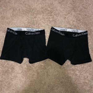 Calvin Klein Black Boxer Briefs Underwear 2 Pack